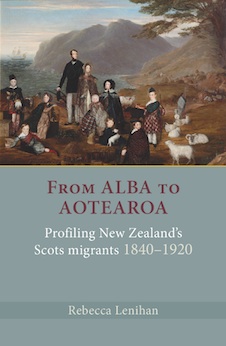 Alba to Aotearoa book cover Alba to Aotearoa book cover