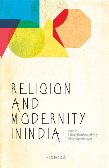 Religion and modernity in India book cover Religion and modernity in India book cover