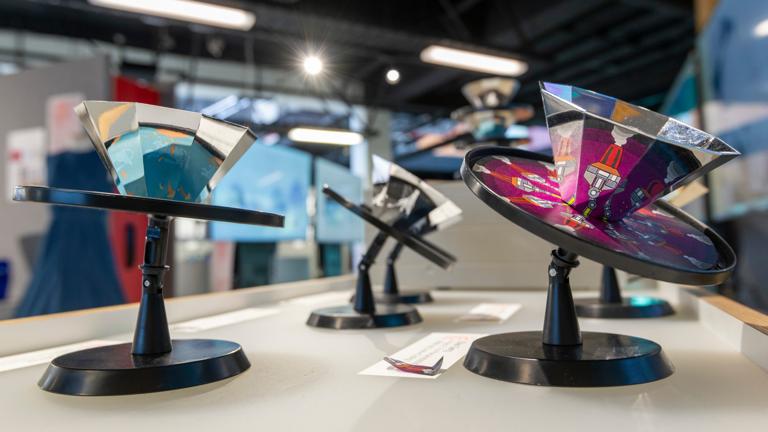 Close up of Design Students work exhibited at Wellington Faculty of Architecture and Design Innovation End of Year Exhibition 2019