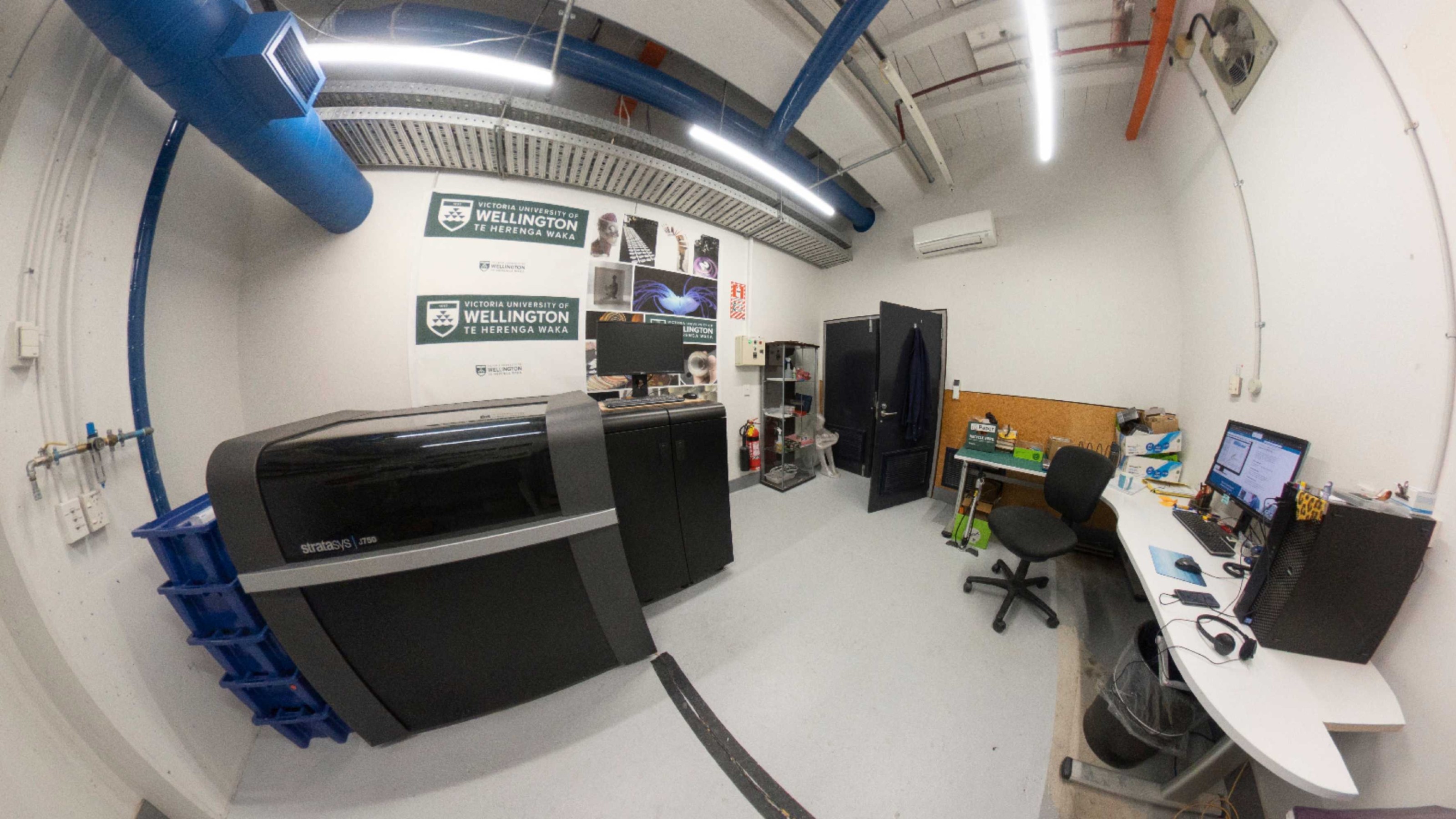 View of Stratasys J750 Colour Voxel Printer room