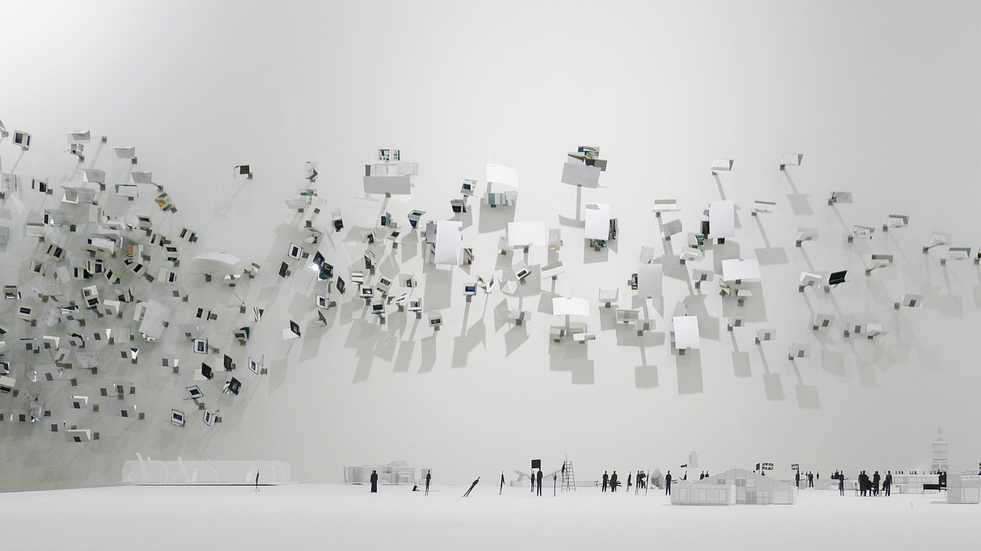 Simon Twose familial clouds installation
