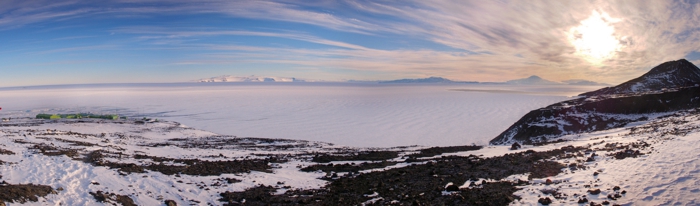 Scott Base to Observation Hill, Antarctica.
