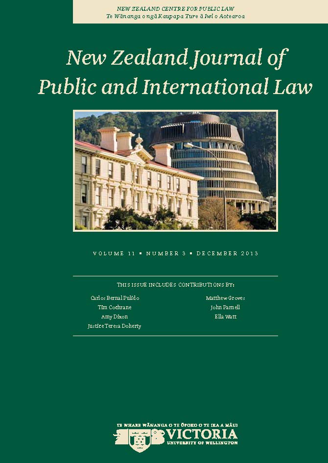 NZJPIL-cover.jpg Book cover - New Zealand Journal of Public and International Law.