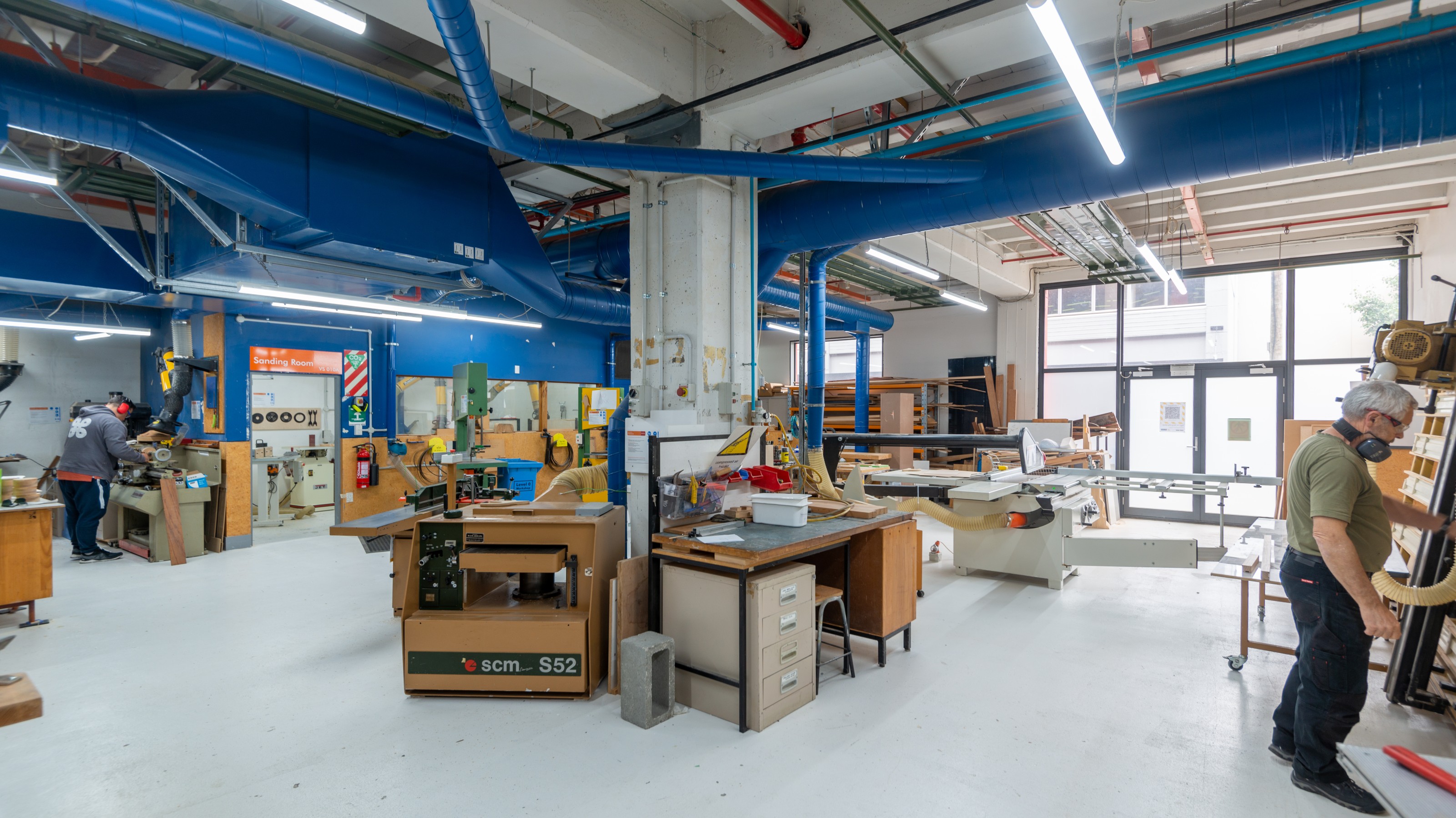 Wellington Faculty of Architecture and Design Innovation woodwork workshop