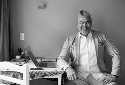 2017 Writer in Residence Victor Rodger. (Image credit: Robert Cross)