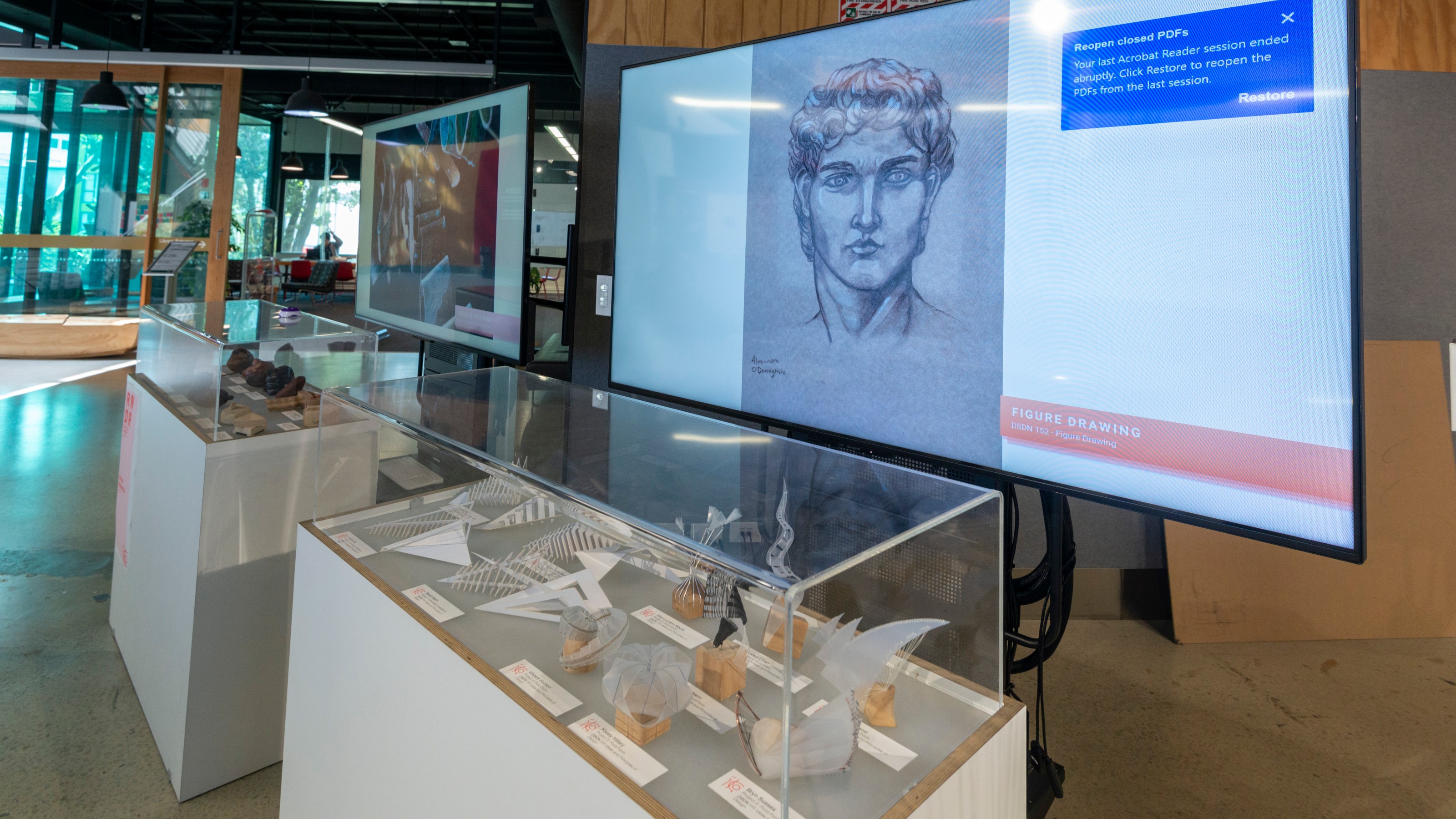 Design Innovation Student work exhibited at Wellington Faculty of Architecture and Design Innovation End of Year Exhibition 2019