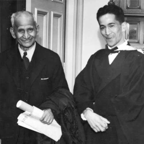 Caption: Sir Apirana Ngata, and his son Henare Kohere Ngata, at their Victoria University graduation ceremony. New Zealand Free Lance : Photographic prints and negatives. Ref: PAColl-6388-14. Alexander Turnbull Library, Wellington, New Zealand. http://natlib.govt.nz/records/23022258
