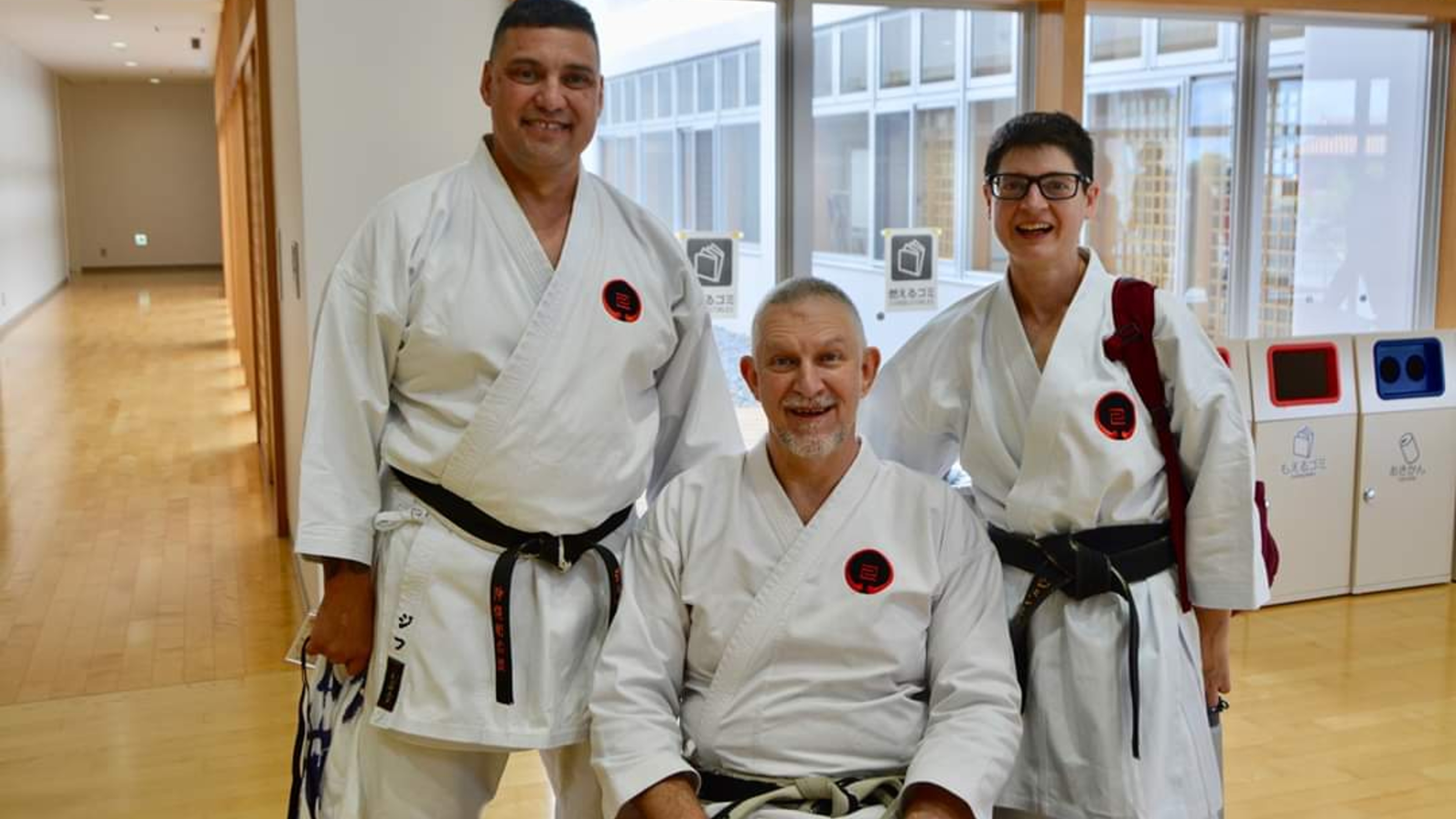 Three members in kimono.