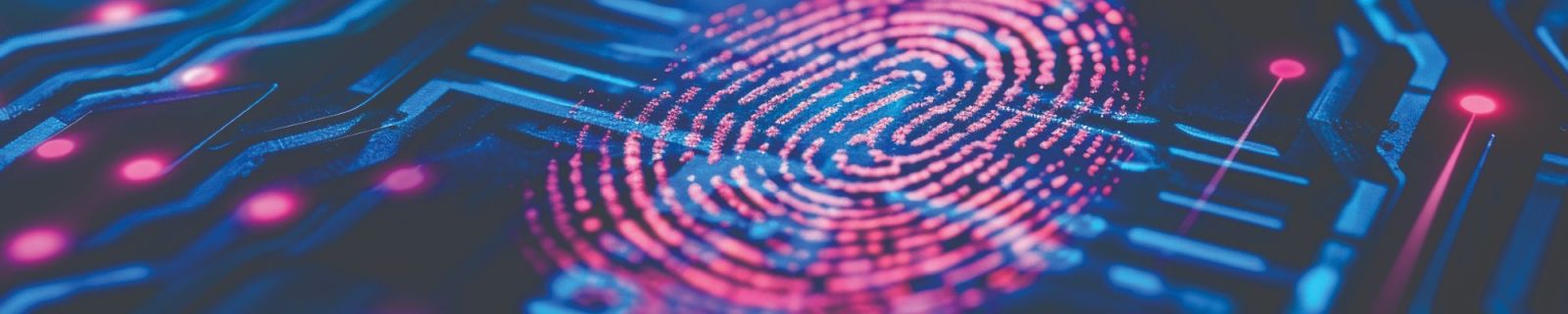 muliticoloured fingerprint