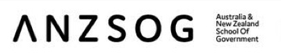 Australian and New Zealand School of Government (ANZSOG)