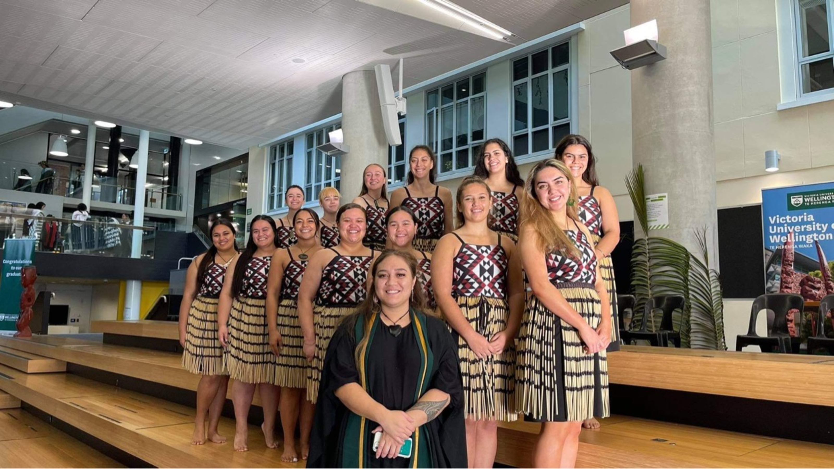 Wahine group in the Hub.