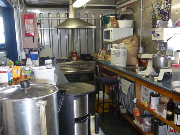 ANDRILL kitchen at Coulman High c. Tamsin Falconer 2010-2011