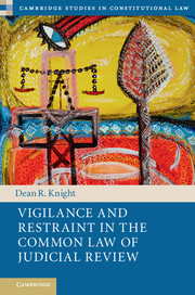 vigilance-and-restraint.jpg Book cover - Vigilance and Restraint in the Common Law of Judicial Review.