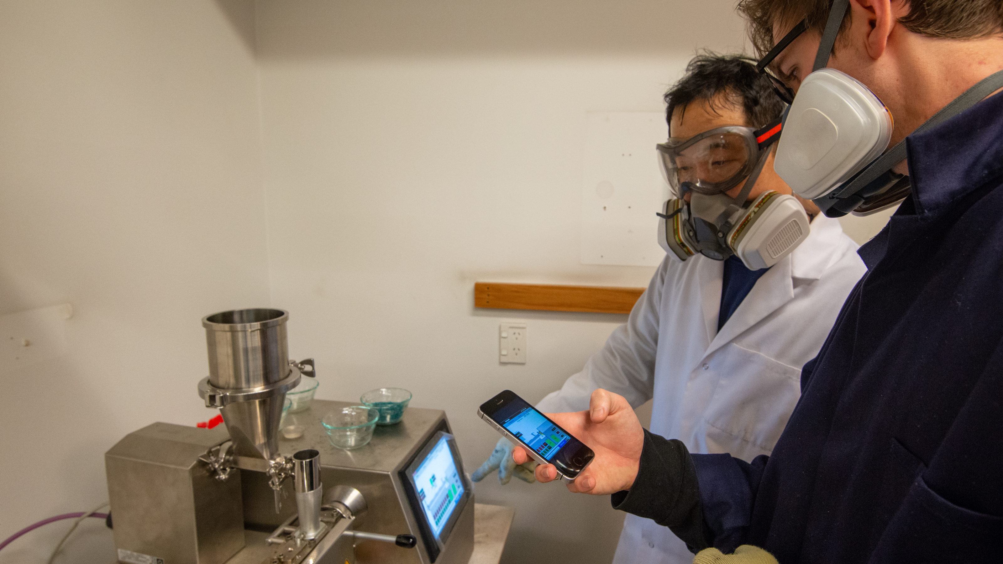 Wellington faculty of Architecture and Design Innovation researchers using Process 11 Parallel Twin-Screw Extruder