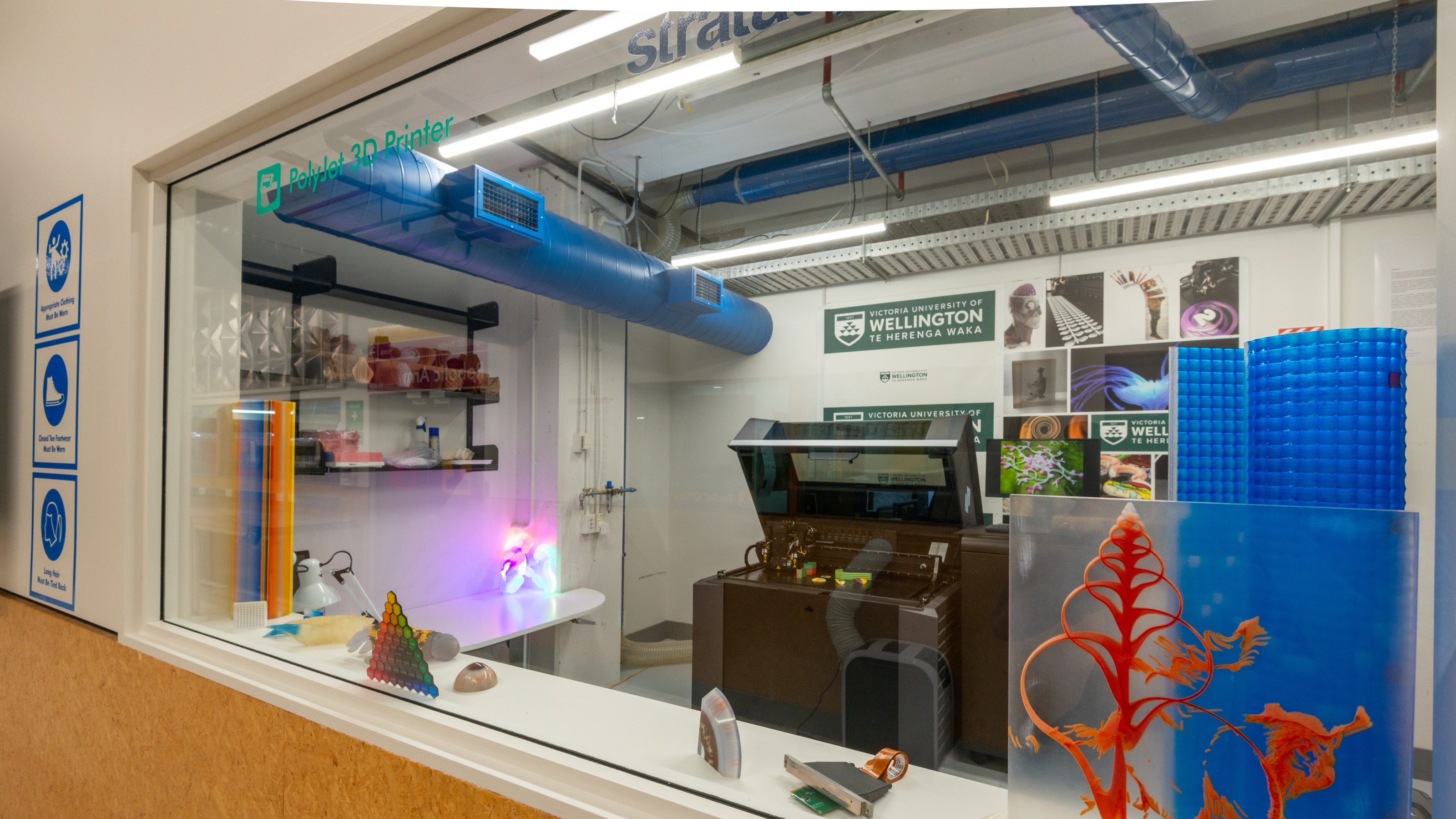 3D printer room Te Aro Campus