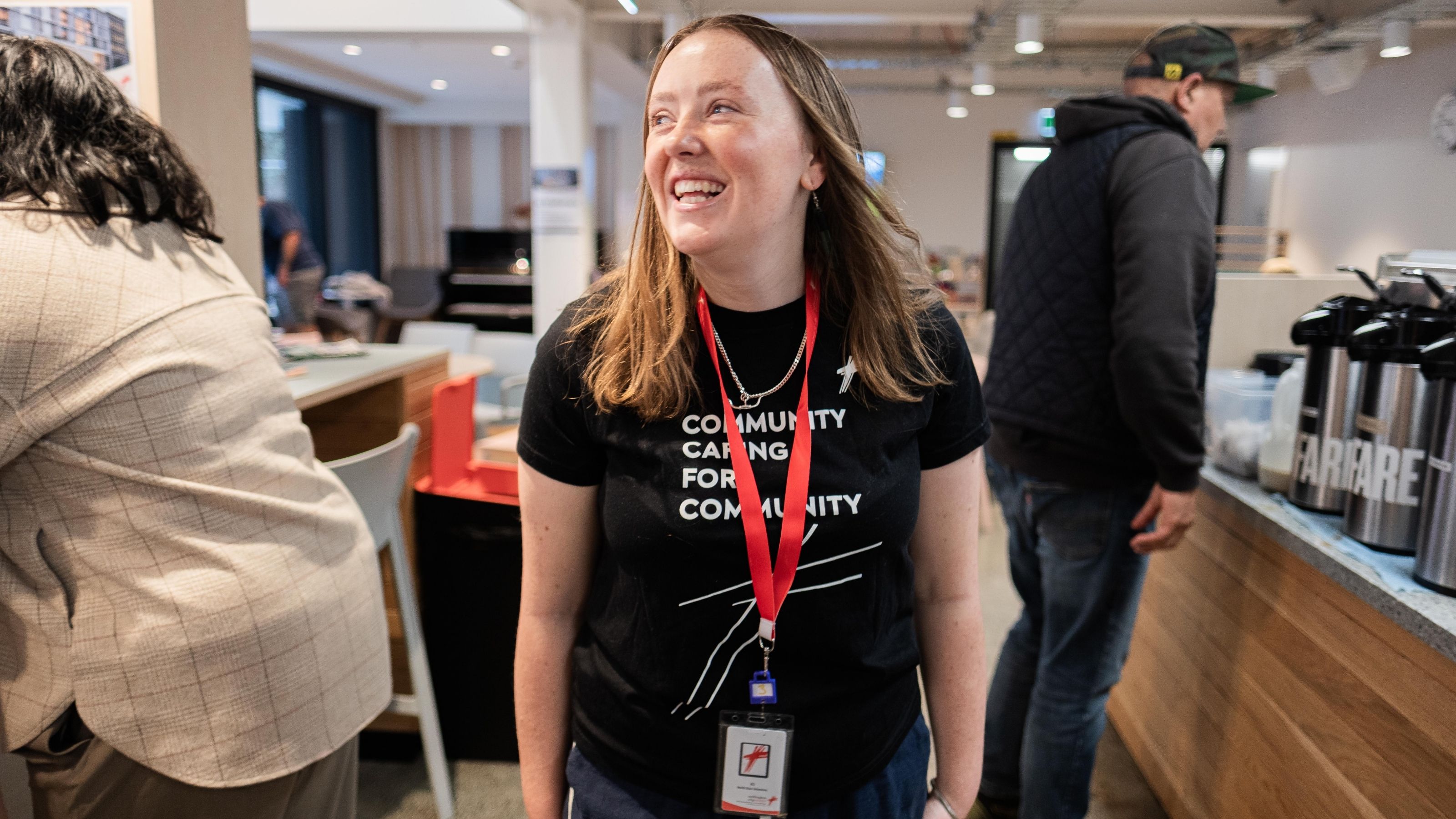 Student volunteering at Wellington City Mission