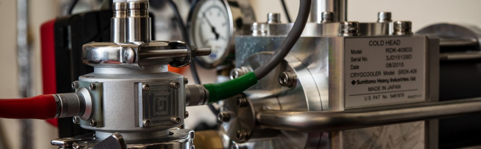 Close-up image of lab equipment