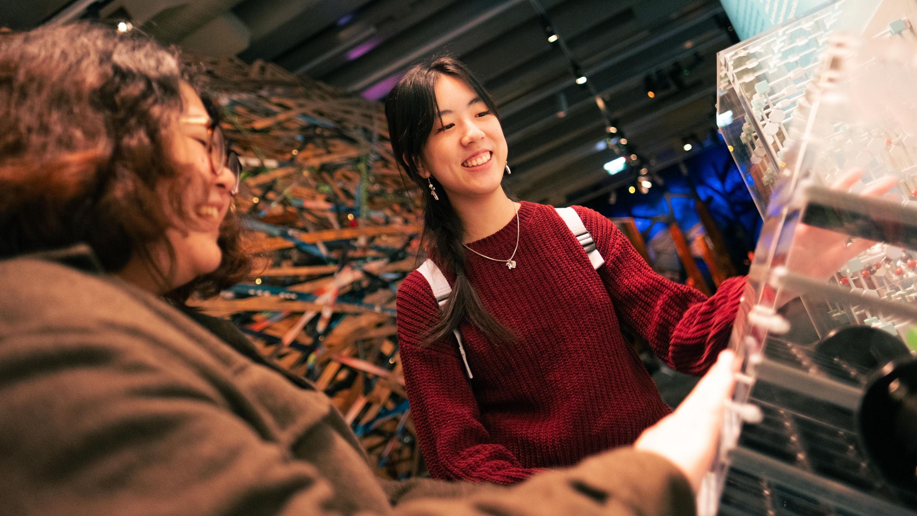 Students visiting Te Papa