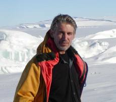 Prof Peter Barrett in Antarctica.