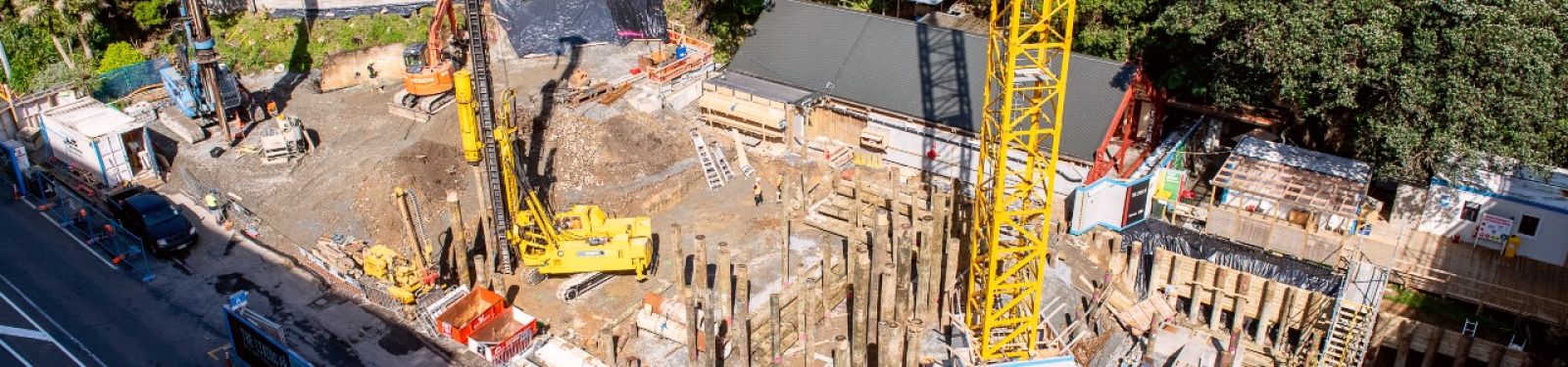 Construction site for Ngā Mokopuna