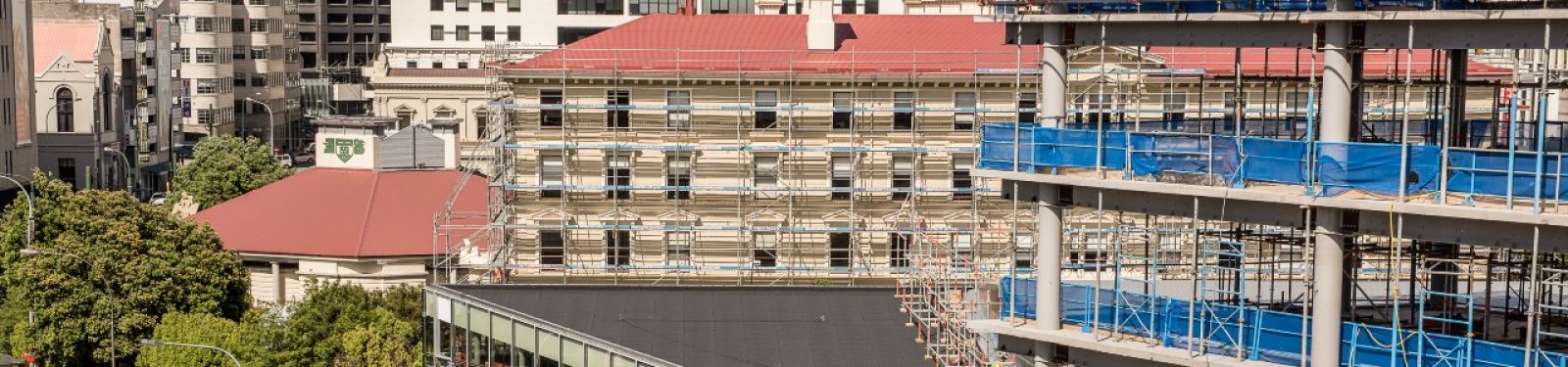Construction at Pipitea Campus