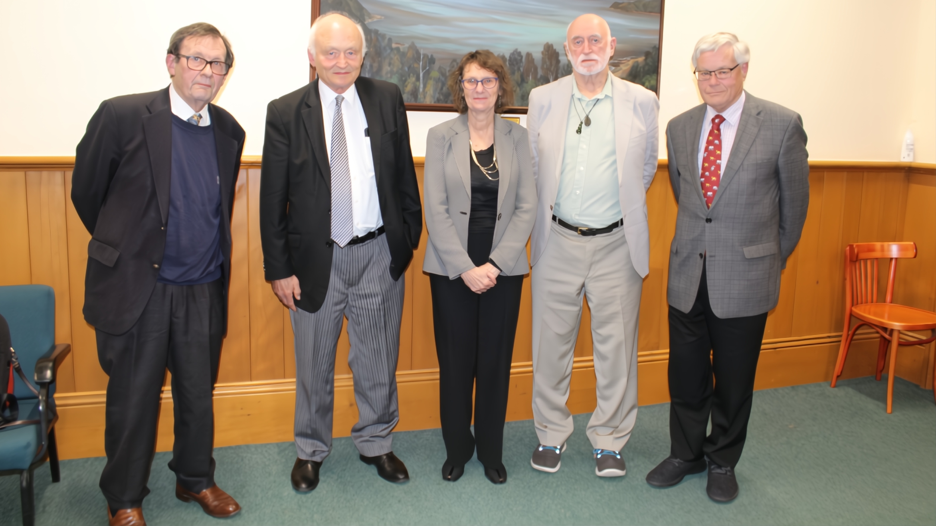 Emeritus professors and dean of law