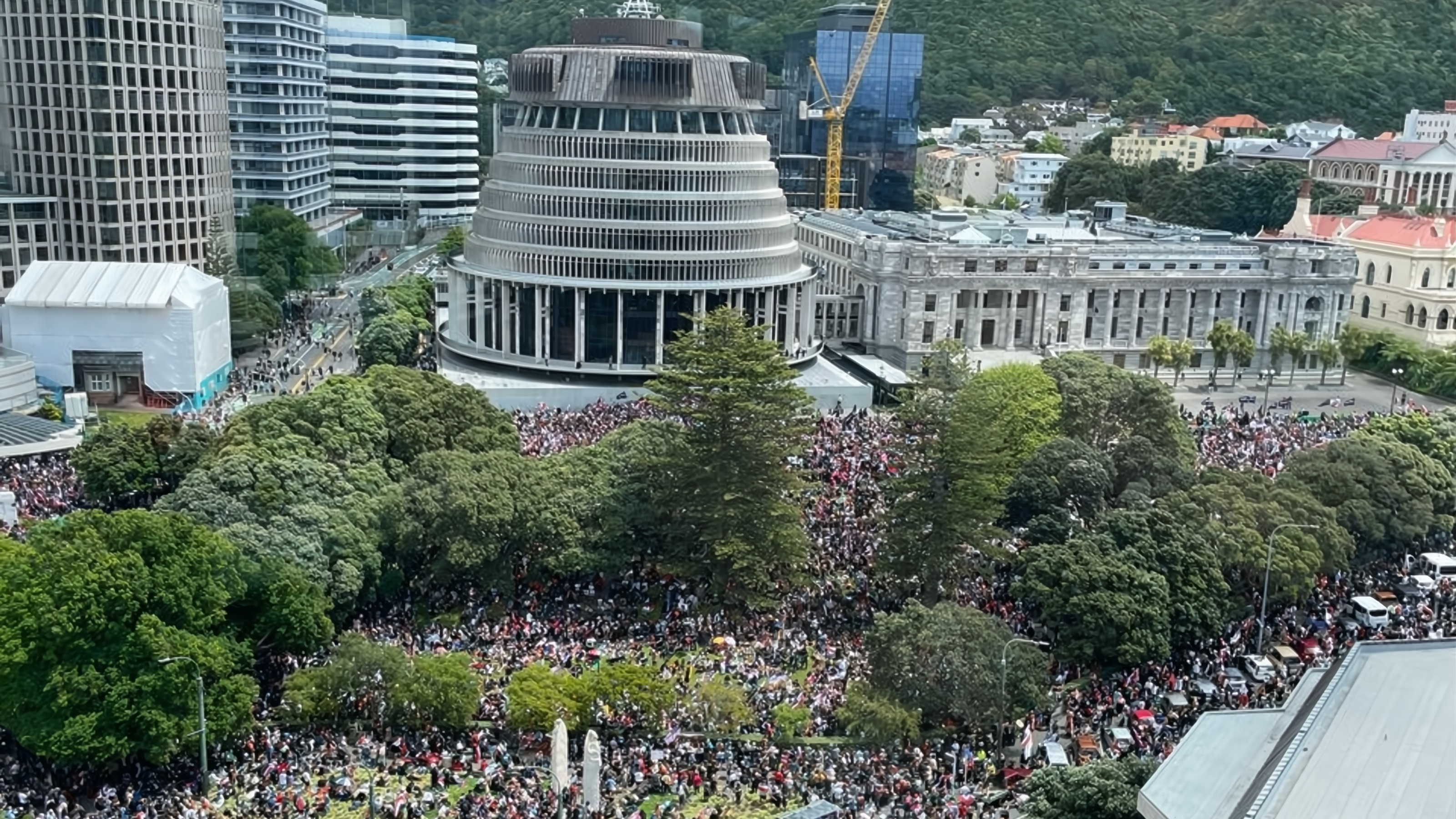 protest at parliament