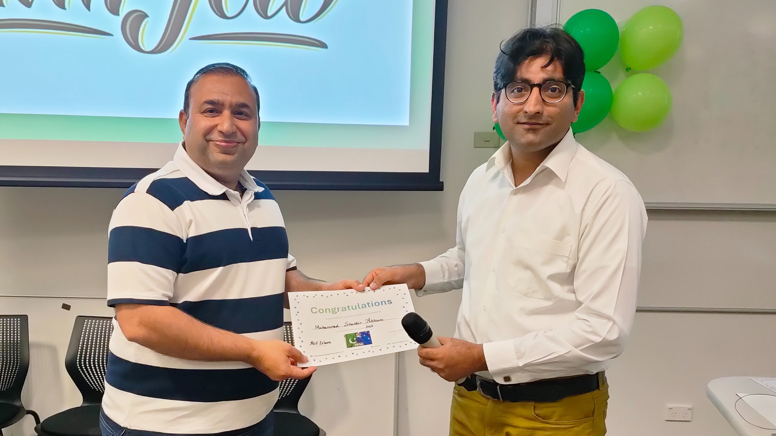 Pakistan Club - Prizegiving