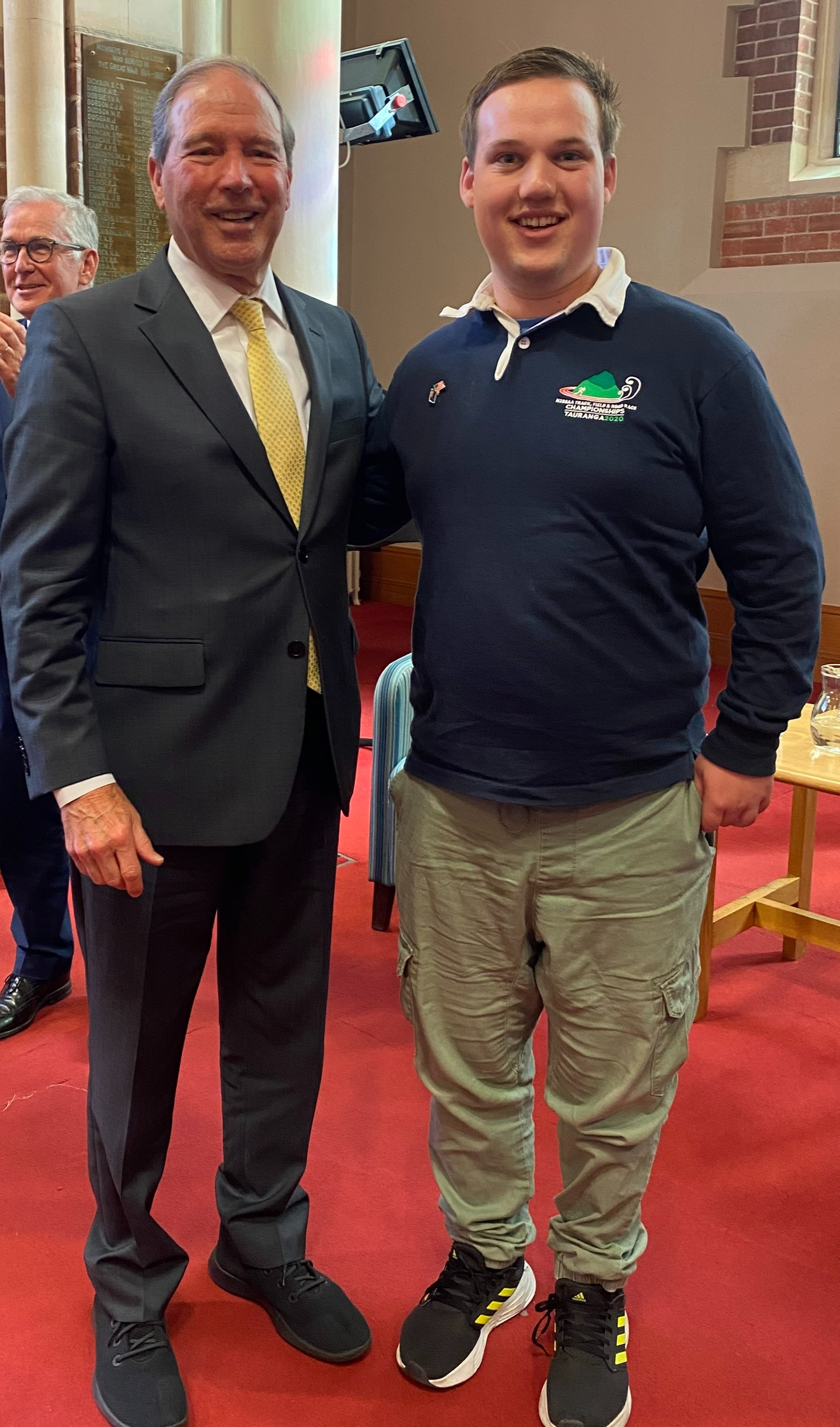 Jack meeting Ambassador Udall