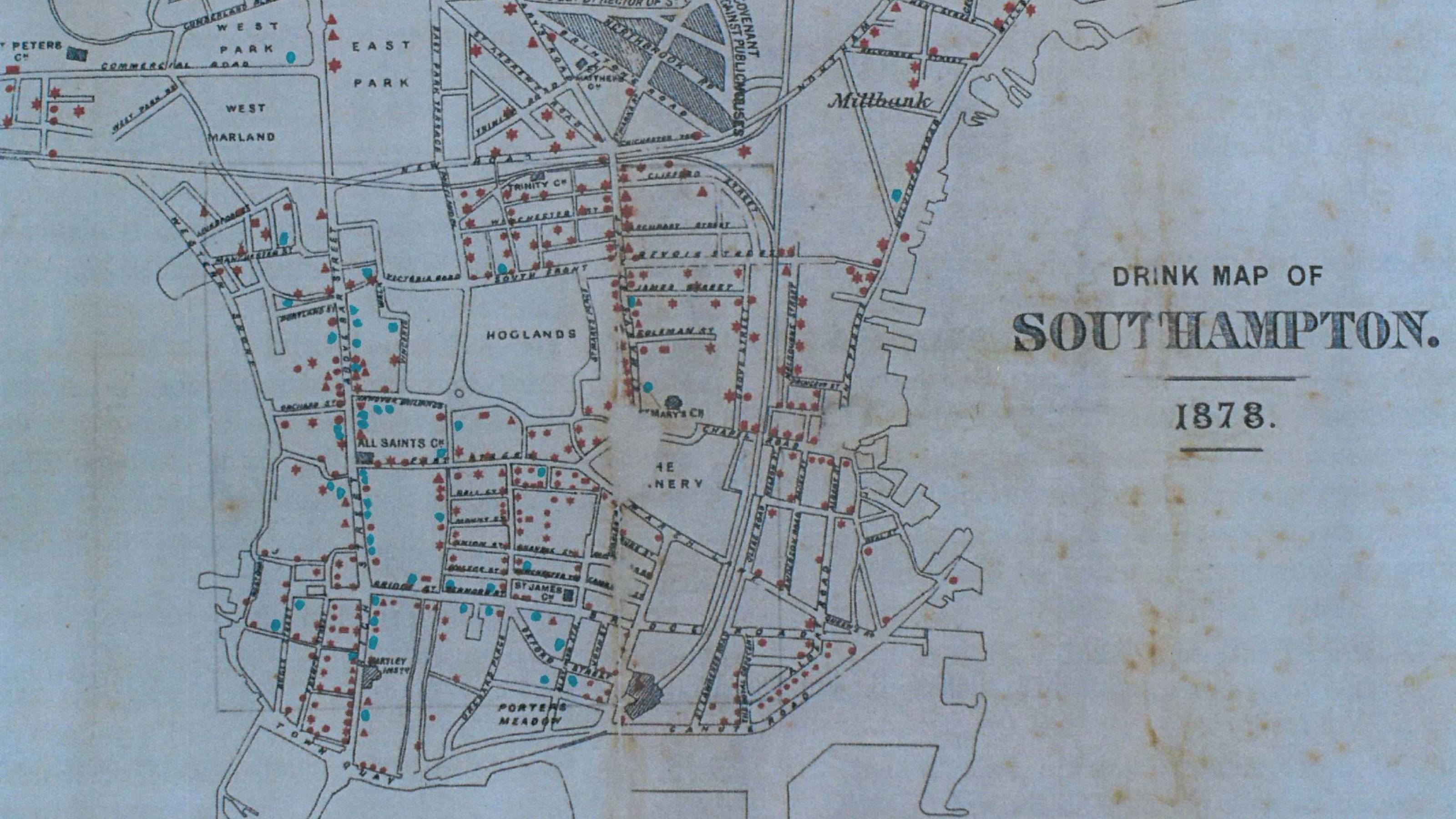 Drink Map pubs and book trades